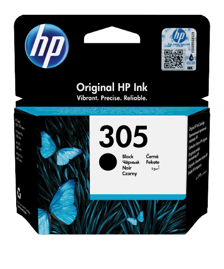 HP 305 | Originálna atramentová kazeta HP | Čierna | 3YM61AE