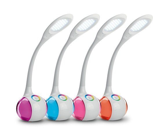 LED světlo Solight stolní lampička stmívatelná 6W, bílá