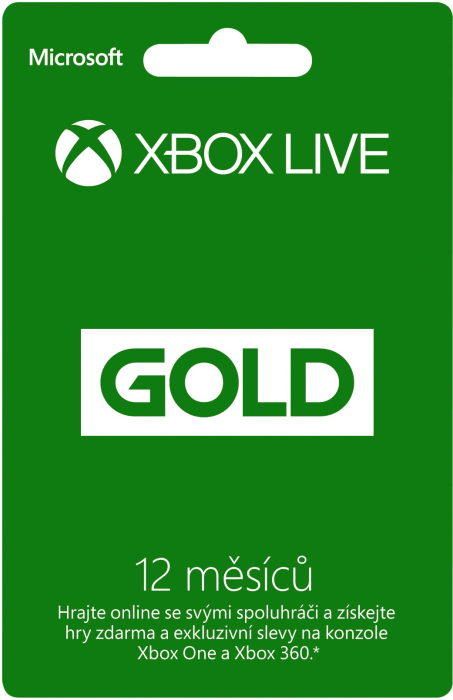 Microsoft Xbox 360 Live 12 Monate Gold-Mitgliedschaft-Karte Microsoft Xbox 360 Live 12 Monate Gold-Mitgliedschaft-Karte