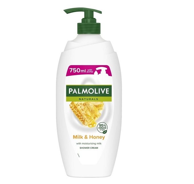 Sprchový gél PALMOLIVE Naturals Milk & Honey Shower Gél pumpa 750 ml