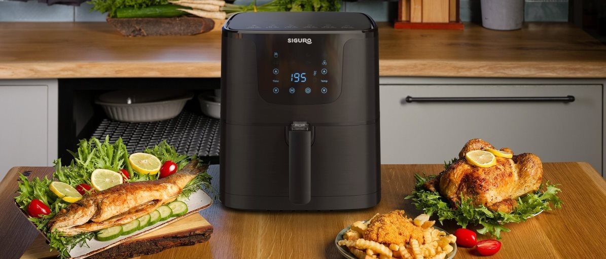 Horkovzdušná fritéza Siguro AF-R550 Air Fry Deluxe