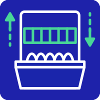 Myčka Siguro DW-F453W Efficlean