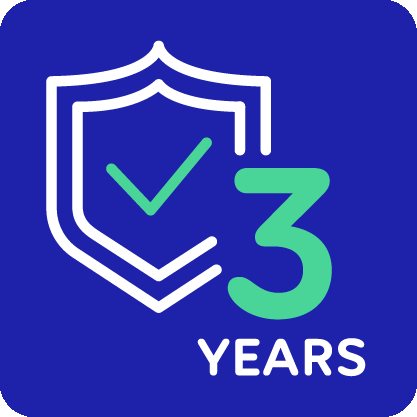 Sie erhalten eine überdurchschnittliche Garantie, die auf 3 Jahre verlängert wurde