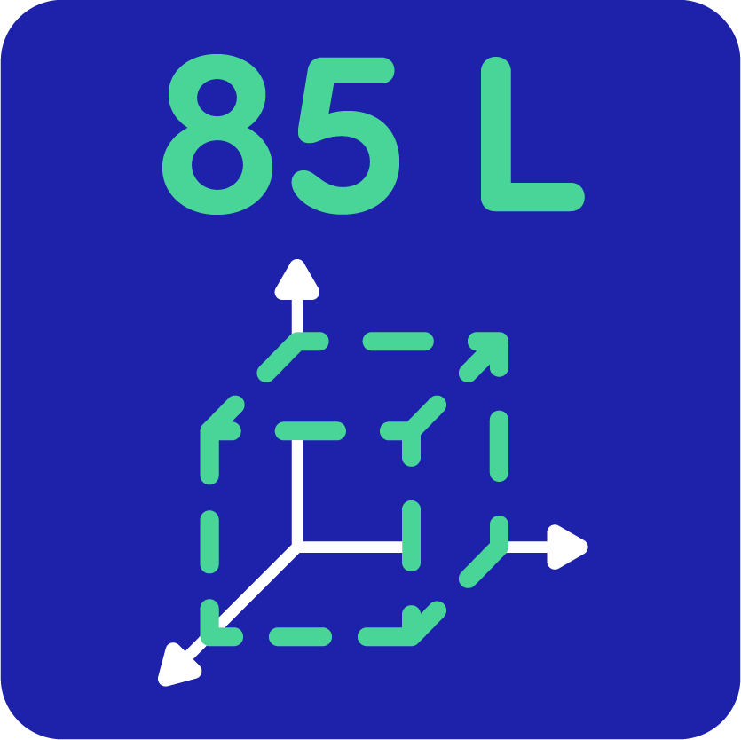 Šuplíkový mrazák Siguro UF-A110W Fast Freeze 85