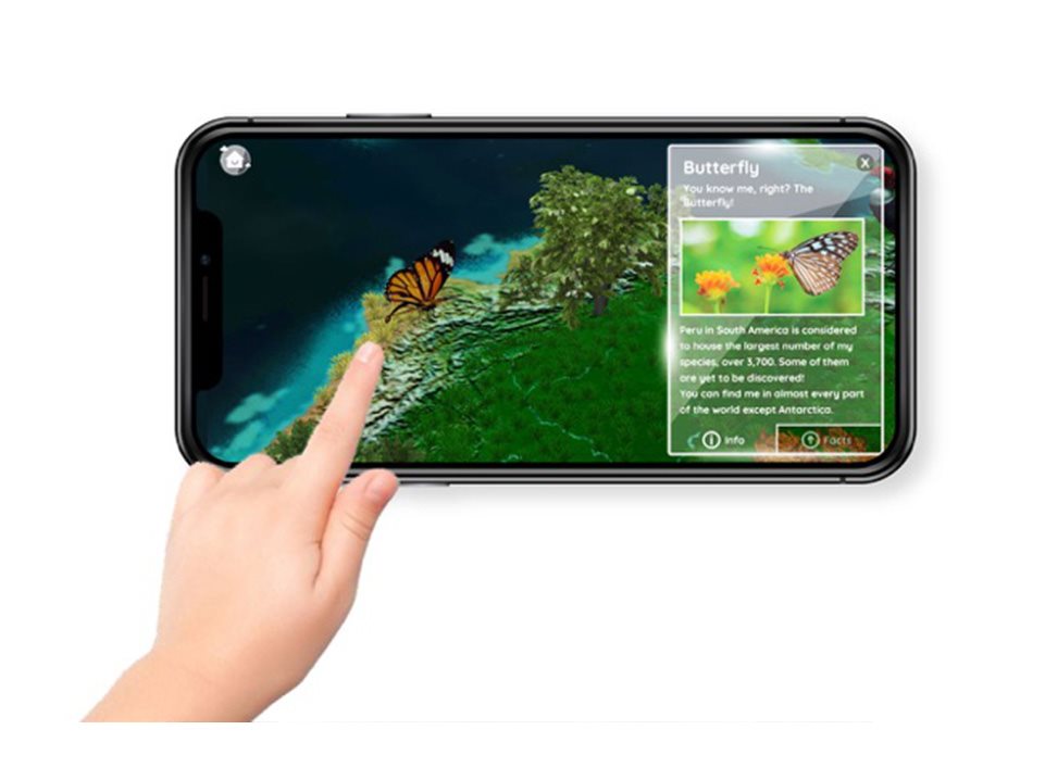 Interaktivní glóbus Shifu Orboot Mobilní aplikace Orboot