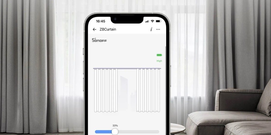 Roboter SONOFF Zigbee Smart Curtain Motor Roboter SONOFF Zigbee Smart Curtain Motor