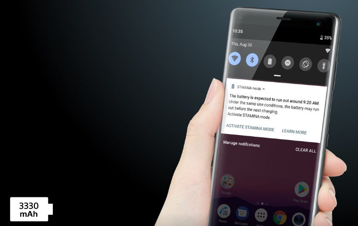 Sony Xperia XZ3 stříbrná
