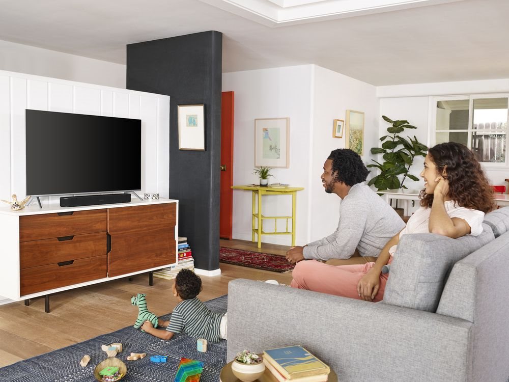 Přehrává čistě a srozumitelně SoundBar Sonos BEAM černý