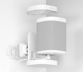 Držák na zeď Sonos vhodný pro Sonos One, Sonos One SL a Sonos Play1 Držák na zeď Sonos vhodný pro Sonos One, Sonos One SL a Sonos Play1