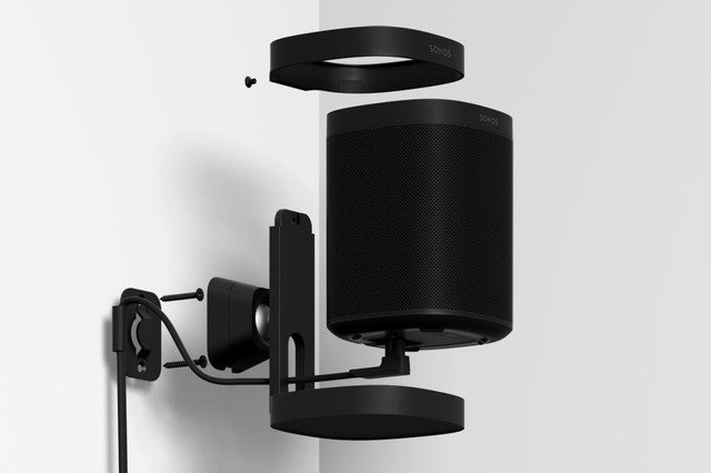 Držák na zeď Sonos vhodný pro Sonos One, Sonos One SL a Sonos Play1 Držiak na stenu Sonos vhodný pre Sonos One, Sonos One SL a Sonos Play1