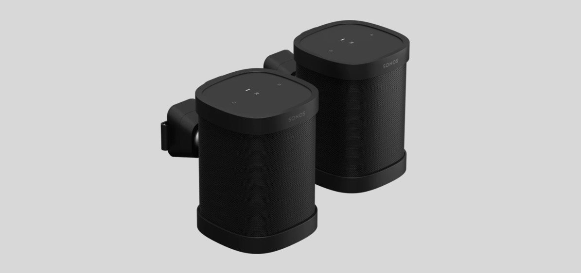 Držák na zeď Sonos vhodný pro Sonos One, Sonos One SL a Sonos Play1 Držiak na stenu Sonos vhodný pre Sonos One, Sonos One SL a Sonos Play1