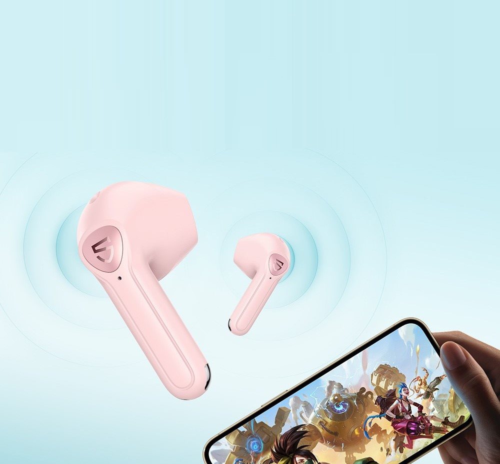 Bezdrôtové slúchadlá Soundpeats Air3 Pink