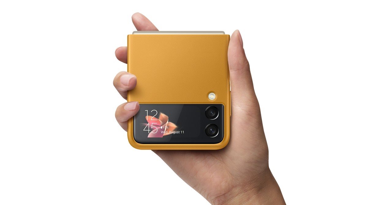 Samsung Leder Rückwand für Galaxy Z Flip3