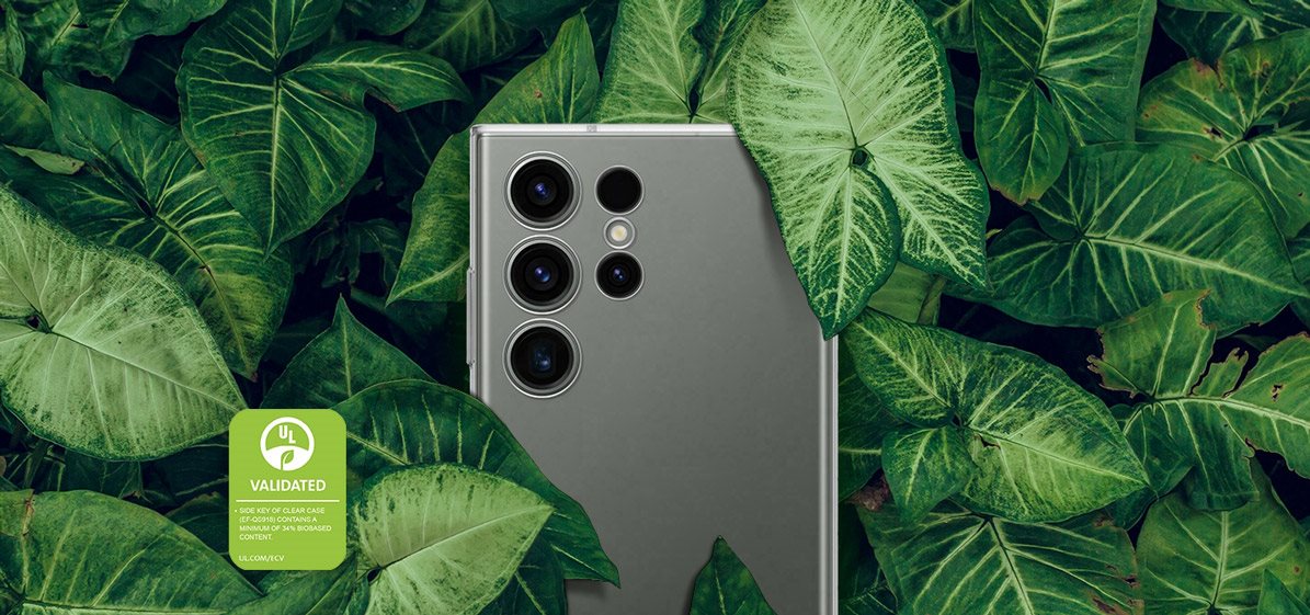 Originálny priehľadný zadný kryt na mobil Samsung Galaxy S23 Ultra