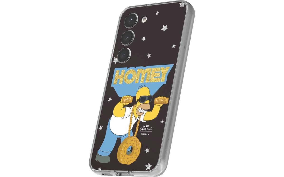 Official The Simpsons plate for Samsung Galaxy S23