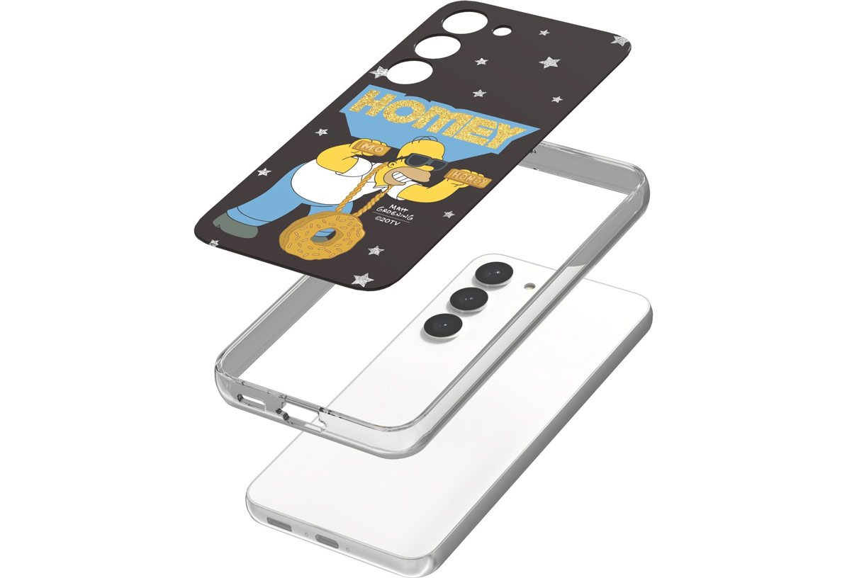 Official The Simpsons plate for Samsung Galaxy S23
