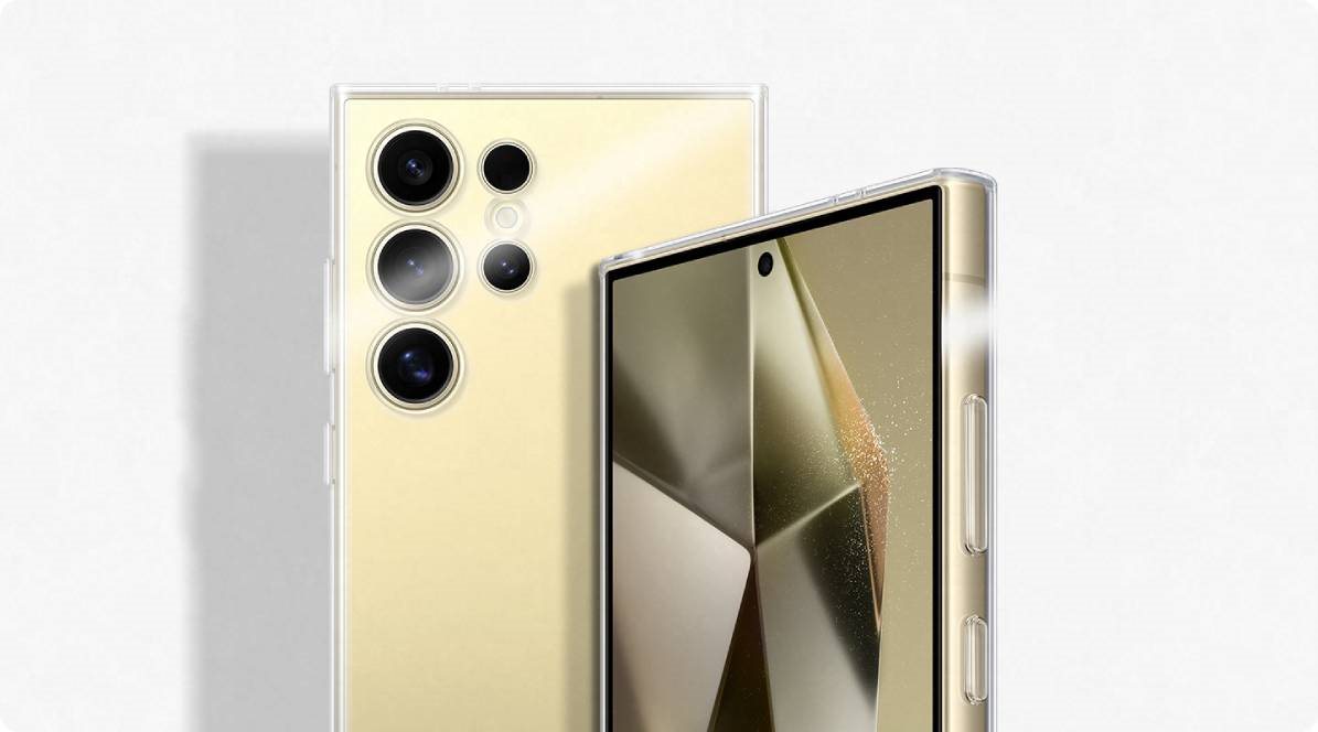 Original transparente Rückseitenhülle für Samsung Galaxy S24 Ultra