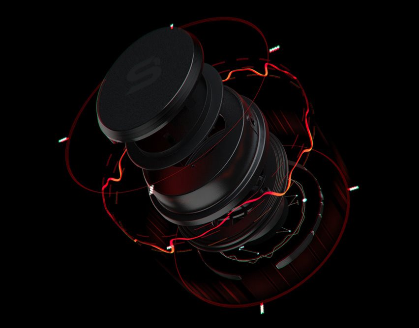 53 mm dynamické meniče Herní sluchátka s mikrofonem SPC Gear Viro Plus