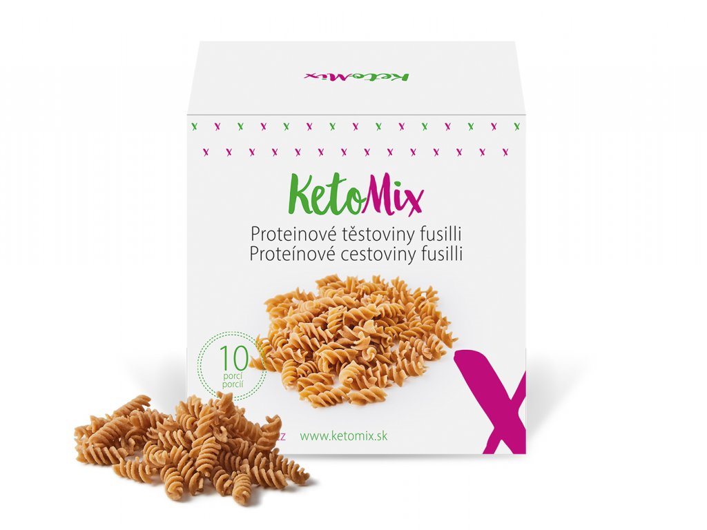 Protein pasta fusilli KETOMIX Protein pasta fusilli KETOMIX