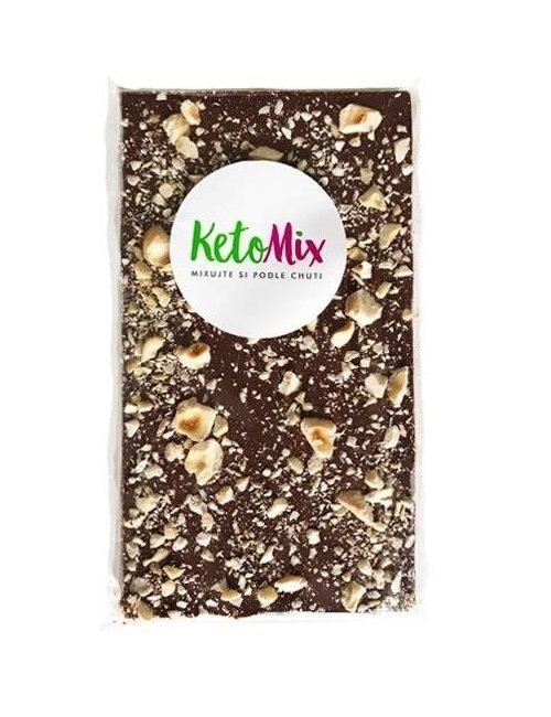 KETOMIX 52% mléčná čokoláda s lískovými ořechy