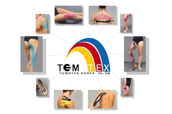 Tejp Temtex tape Tourmaline modrý 5 cm