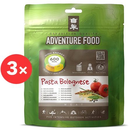 Adventure Food 3× Pasta Bolognese - MRE 