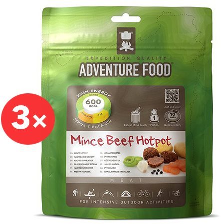  Adventure Food 3x Hovězí hotpot