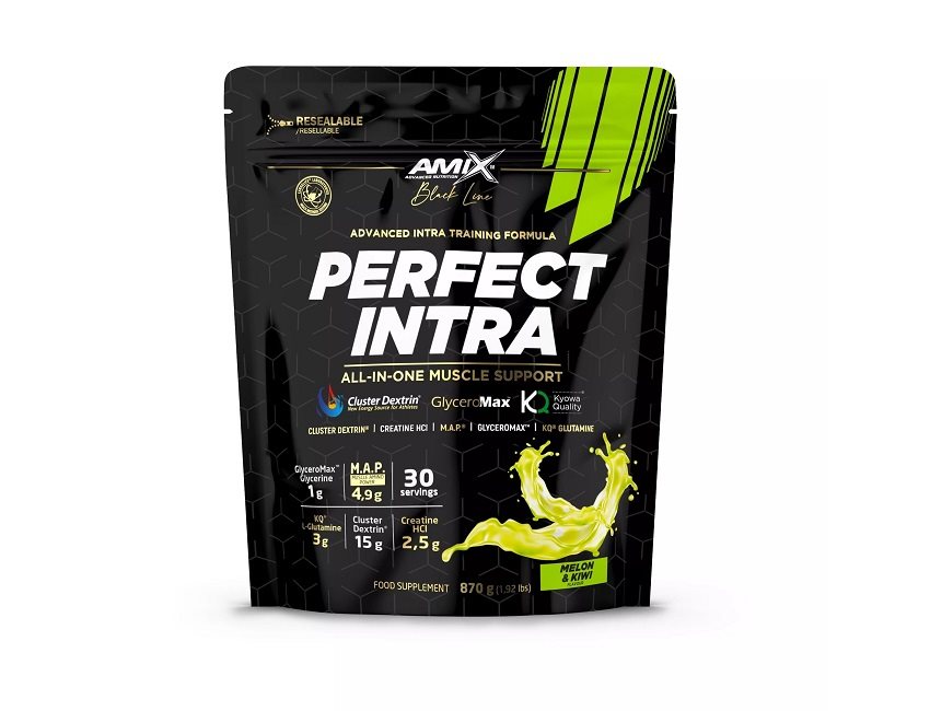 Amix Nutrition Black Line Perfect Intra 870 g DoyPack, Melon & Kiwi 