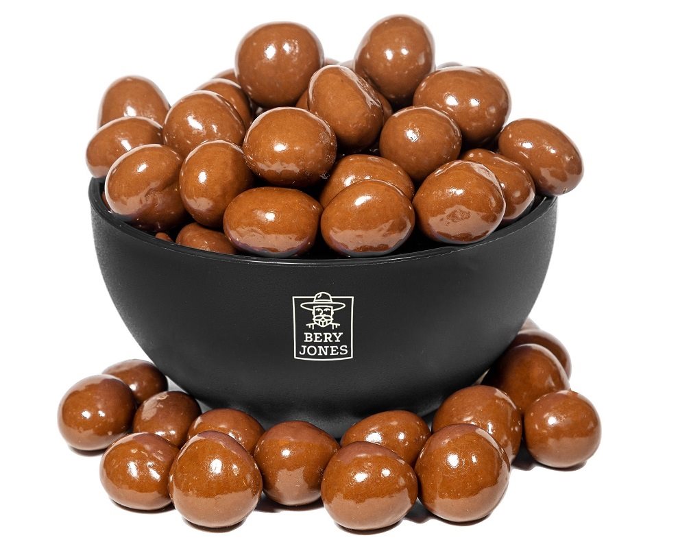 Bery Jones Lyophilised raspberries in milk chocolate