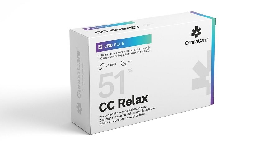 CannaCare CBD Relax Capsules 51% CannaCare CBD Relax Capsules 51%