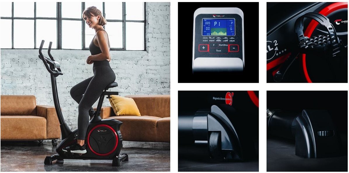Christopeit Exercise bike Ergometer AL 2 Black Edition