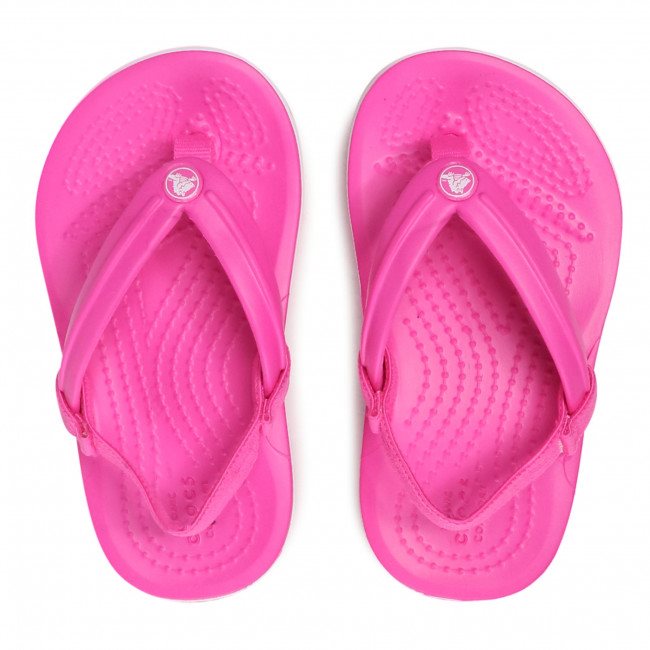 Crocband Strap Flip Kids Candy Pink