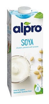 Vegetable drink Alpro with soy flavor 