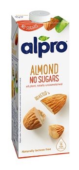 Unsweetened vegetable drink Alpro with almond flavor 