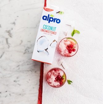 Alpro unsweetened vegetable drink with coconut flavour Alpro unsweetened vegetable drink with coconut flavour