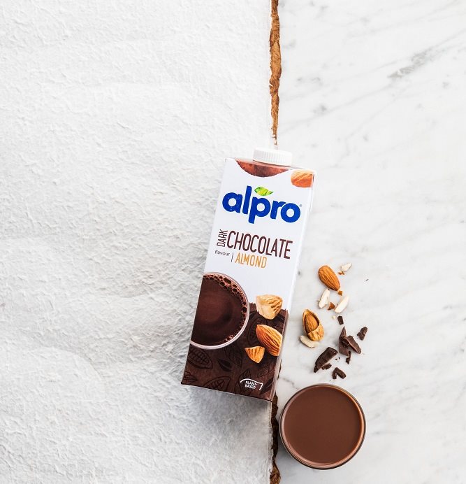 Vegetable drink Alpro almond drink with dark chocolate flavour 1l Vegetable drink Alpro almond drink with dark chocolate flavour 1l
