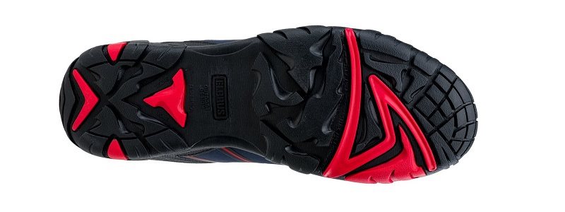 Elbrus Rimley wp Dress blue / Flame scarlet 