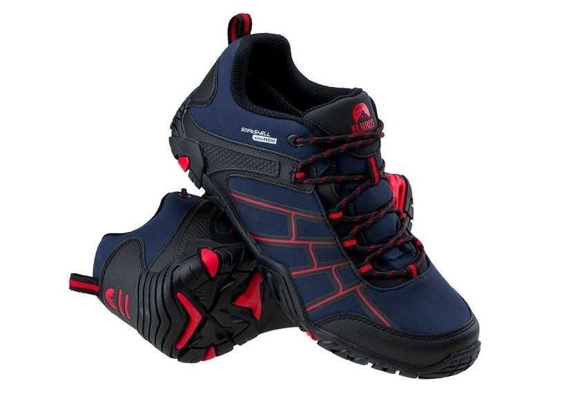 Elbrus Rimley wp Dress blue / Flame scarlet 