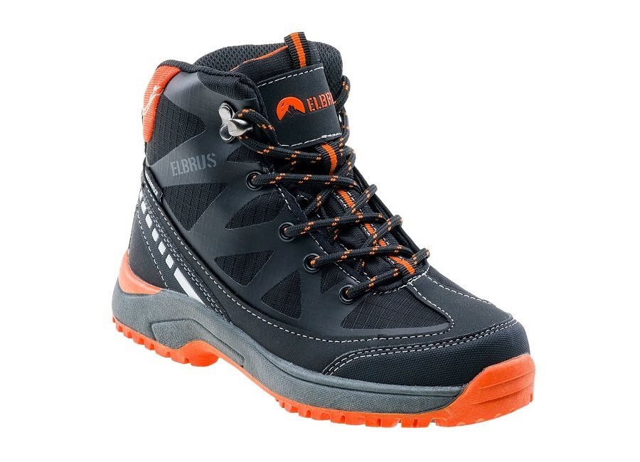 Elbrus Tares mid wp jr Black / Dark gray / Orange Elbrus Tares mid wp jr Black / Dark gray / Orange
