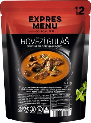 MRE Expres Menu Hovězí guláš 