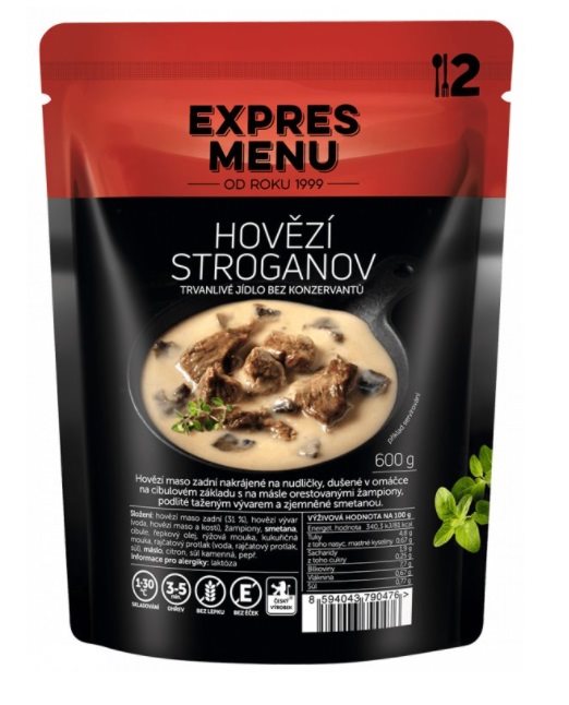 MRE Express Menu Beef Stroganoff MRE Express Menu Beef Stroganoff