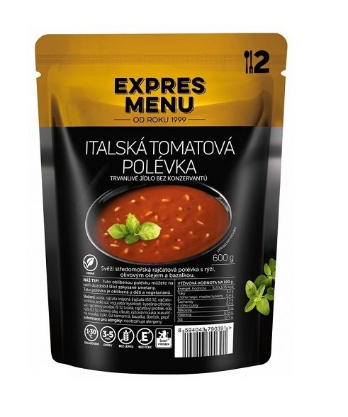 MRE Express Menu Paradise soup with rice