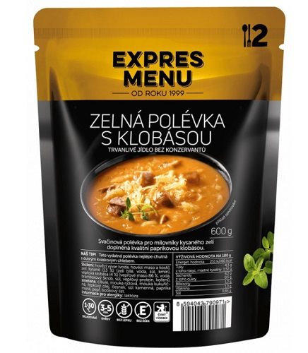 MRE Express Menu Cabbage soup with sausage MRE Express Menu Cabbage soup with sausage