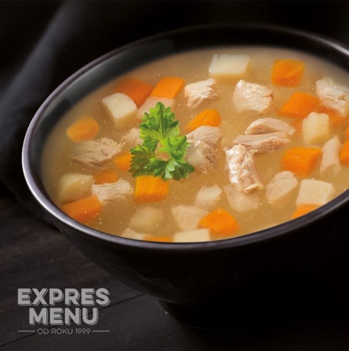 MRE Express Menu Chicken broth with meat and vegetables MRE Express Menu Chicken broth with meat and vegetables