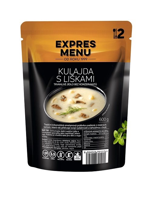 MRE Express Menu Kulajda with chanterelles