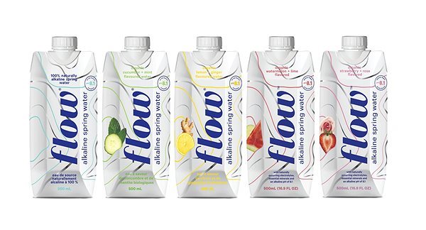 Sportovní nápoj Flow Water Alkaline SW 12x500ml 