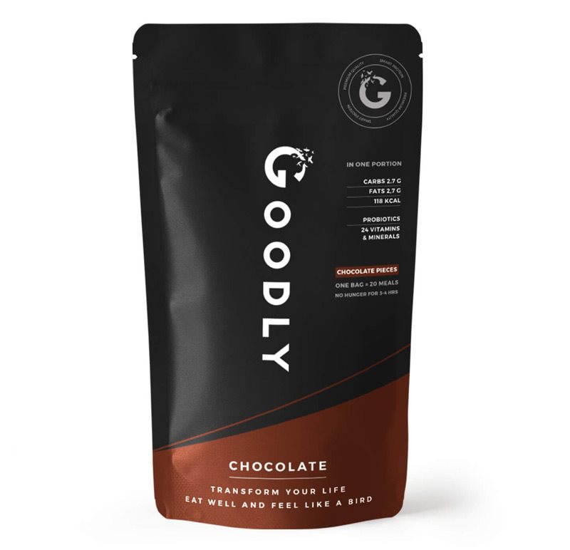 Trvanlivé jídlo Goodly Čokoláda 40g Trvanlivé jídlo Goodly Čokoláda 40g