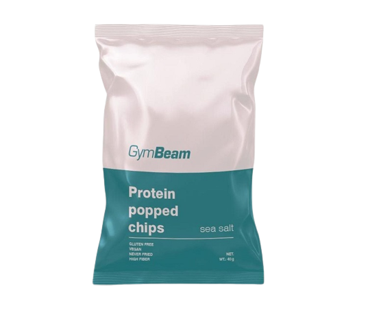 Zdravé chipsy GymBeam Proteínové čipsy 40 g Morská soľ