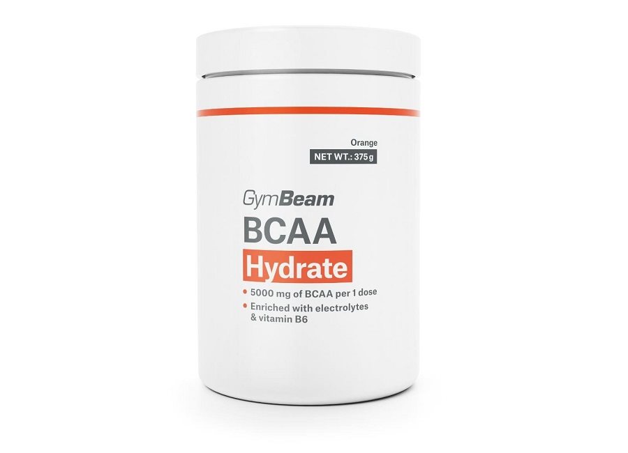 GymBeam BCAA Hydrate 375 g, oranžová