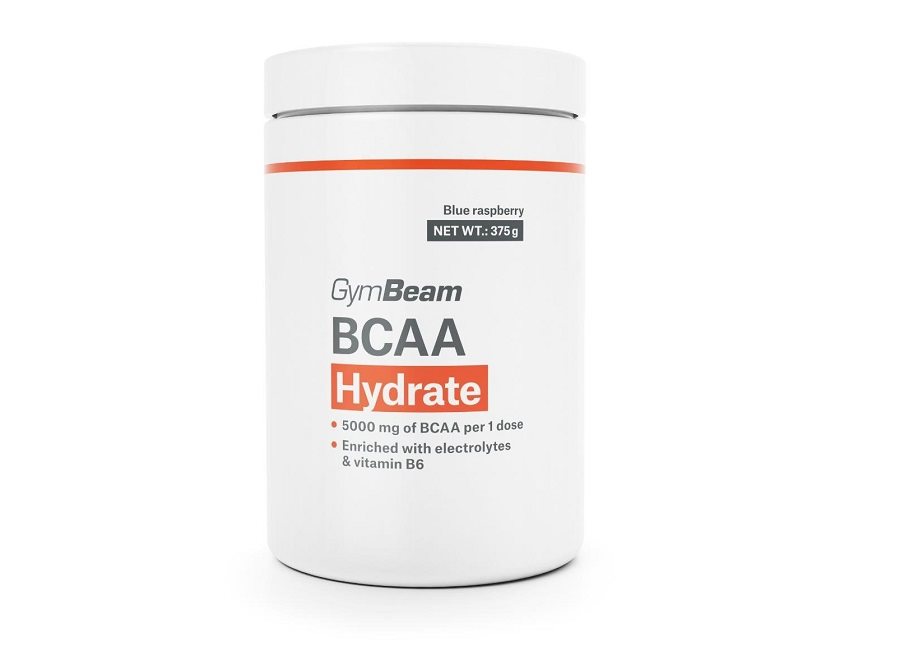 GymBeam BCAA Hydrate 375 g, modrá malina